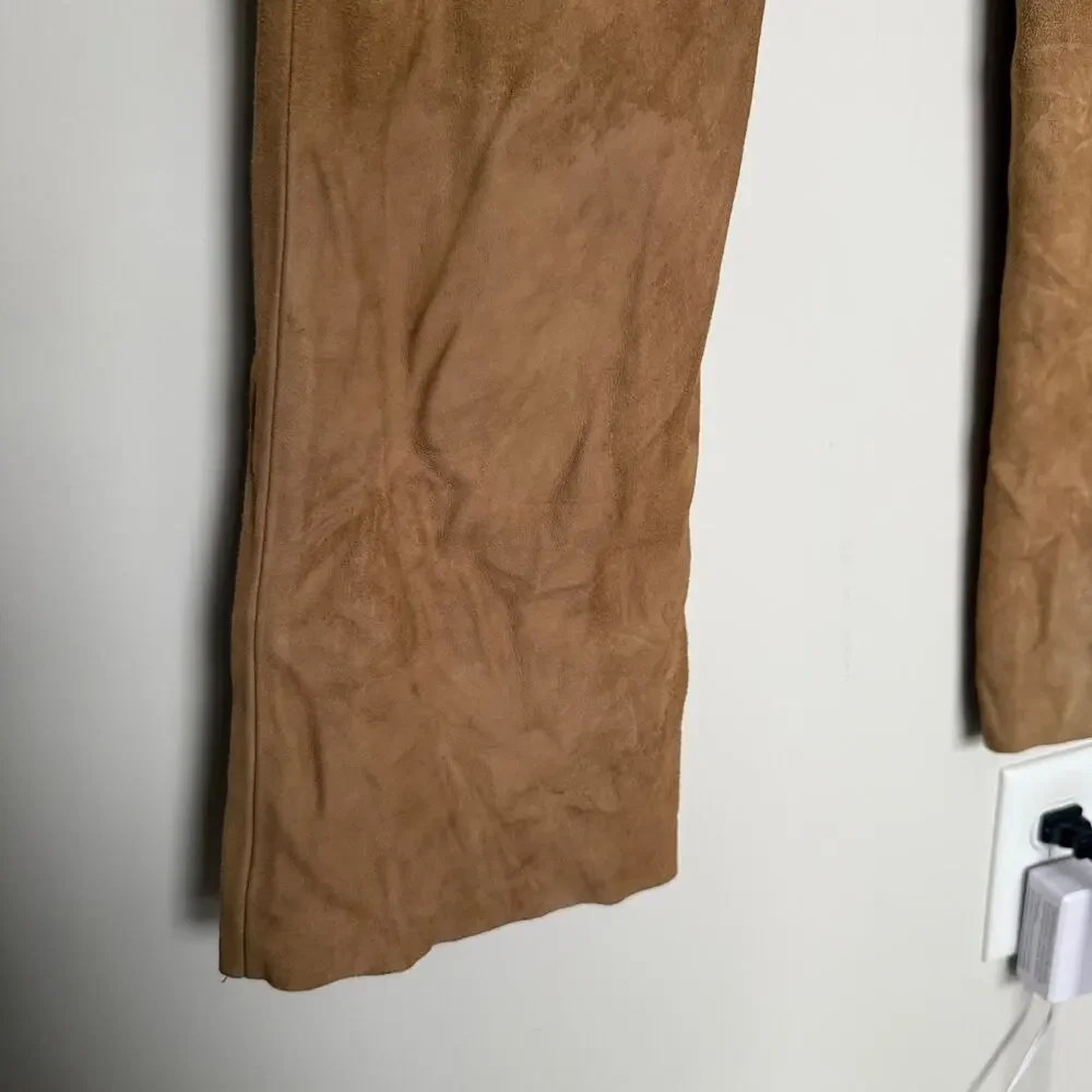 Vintage Ralph Lauren Womens Genuine Leather Pants 6 Western Luxury Equestrian